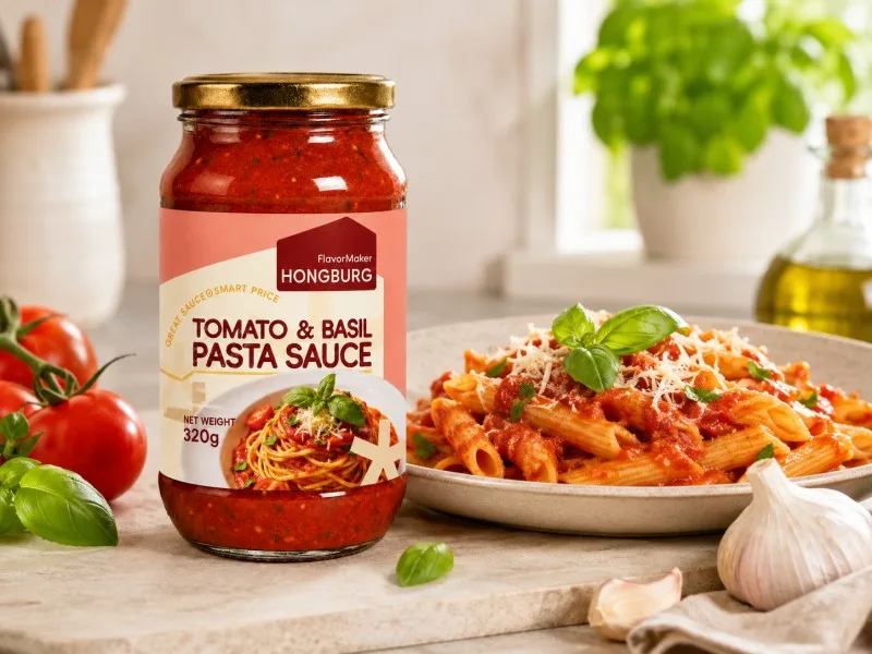 Klassinen tomaatti Marinara pastakastike pastaruokiin