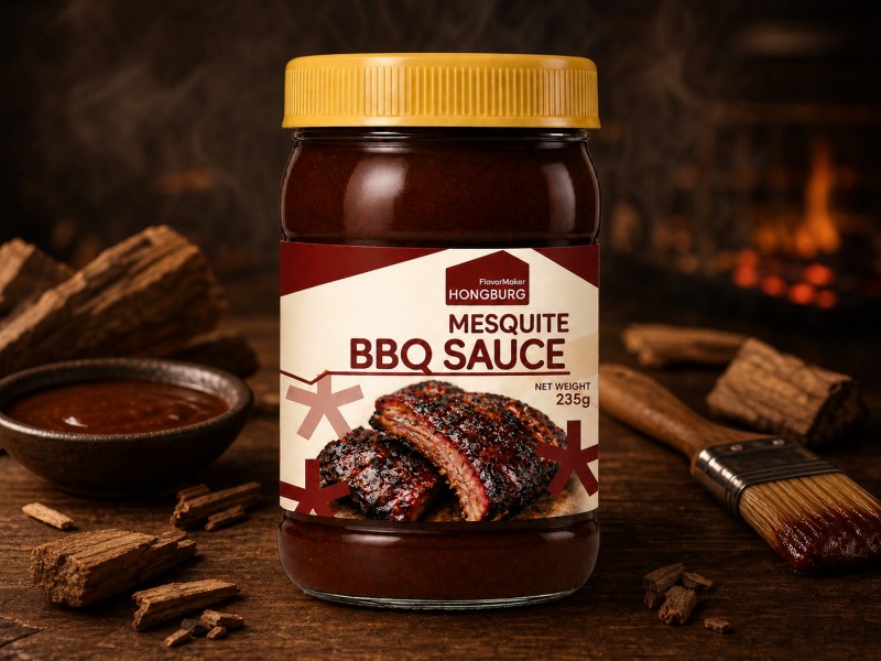 Mesquite BBQ -kastike rikkaalla savumaulla