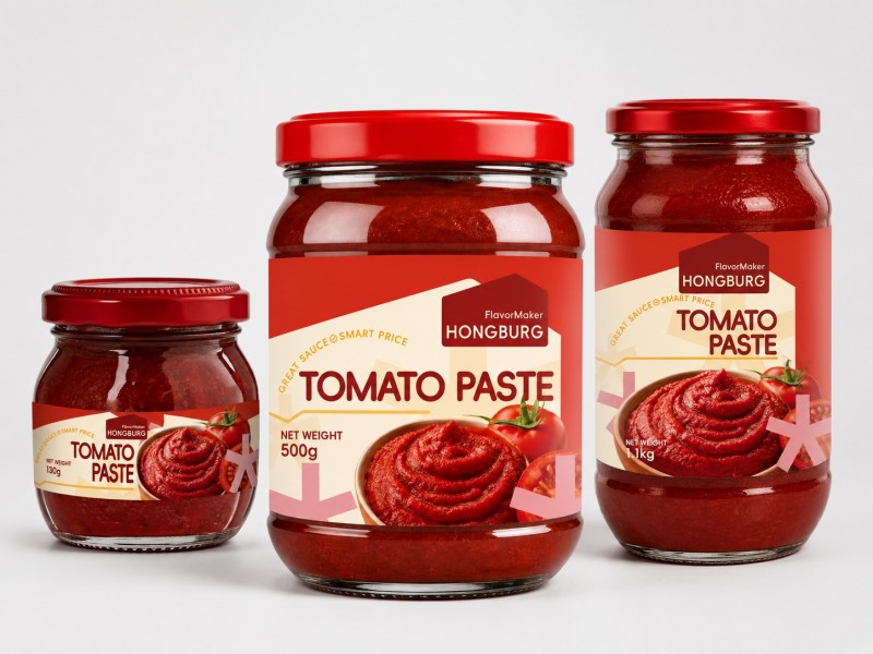 Tomaattipasta lasipurkissa