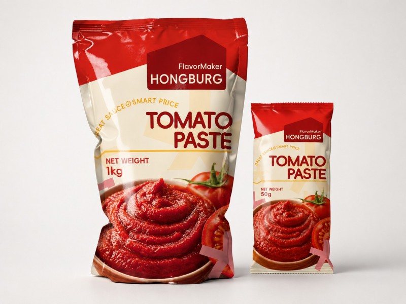 Tomaattipasta pussissa